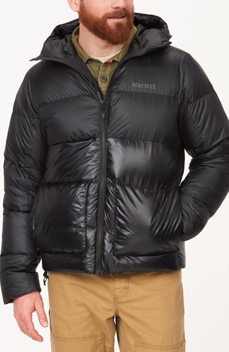 Marmot Guides 700 Fill Power Down Water Repellent Hooded Jacket, Main, color,