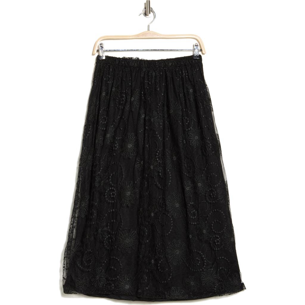 FORGOTTEN GRACE FORGOTTEN GRACE EMBROIDERED LACE SKIRT