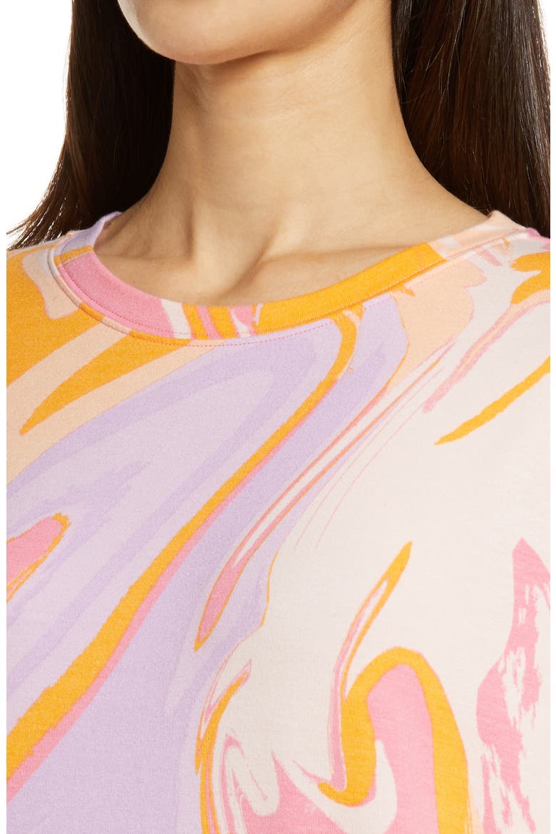 Oversize Sleep T-Shirt, Alternate, color, PINK BUBBLEGUM MARBLE WASH