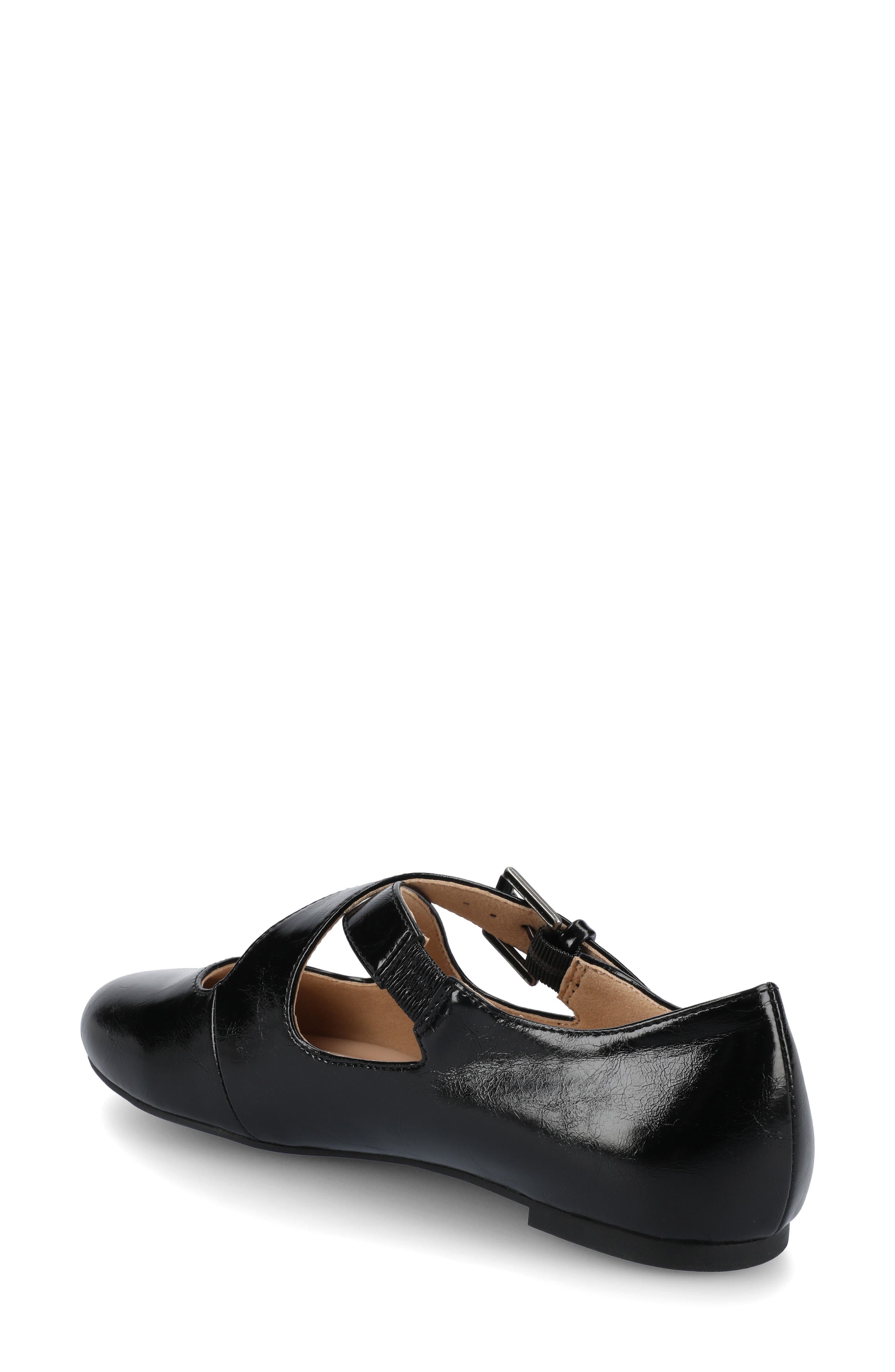 Journee Collection Ivanna Mary Jane Flat, Alternate, color, Black