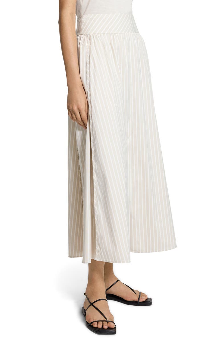 Theory Striped Midi A-Line Skirt, Alternate, color,