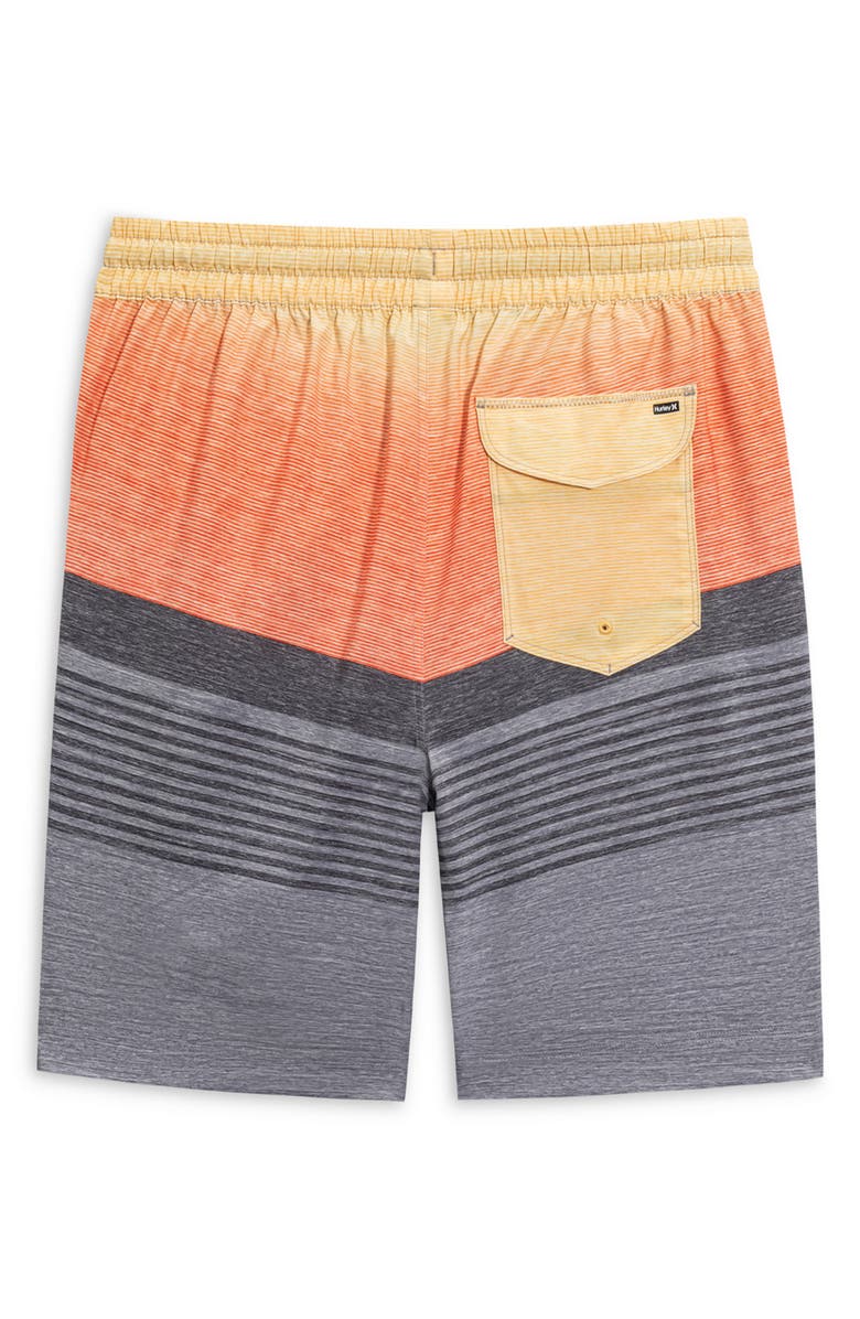 Hurley Ombré Volley Swim Shorts, Alternate, color, Light Stone Grey