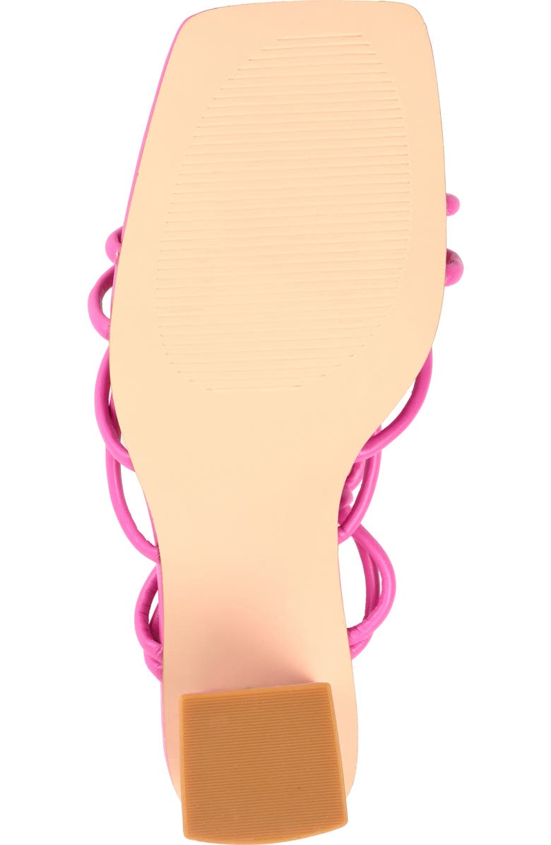 Journee Collection Harpr Heeled Sandal, Alternate, color, Pink