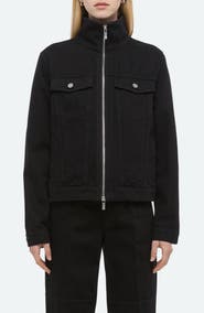 Helmut Lang Funnel Zip Trucker Jacket