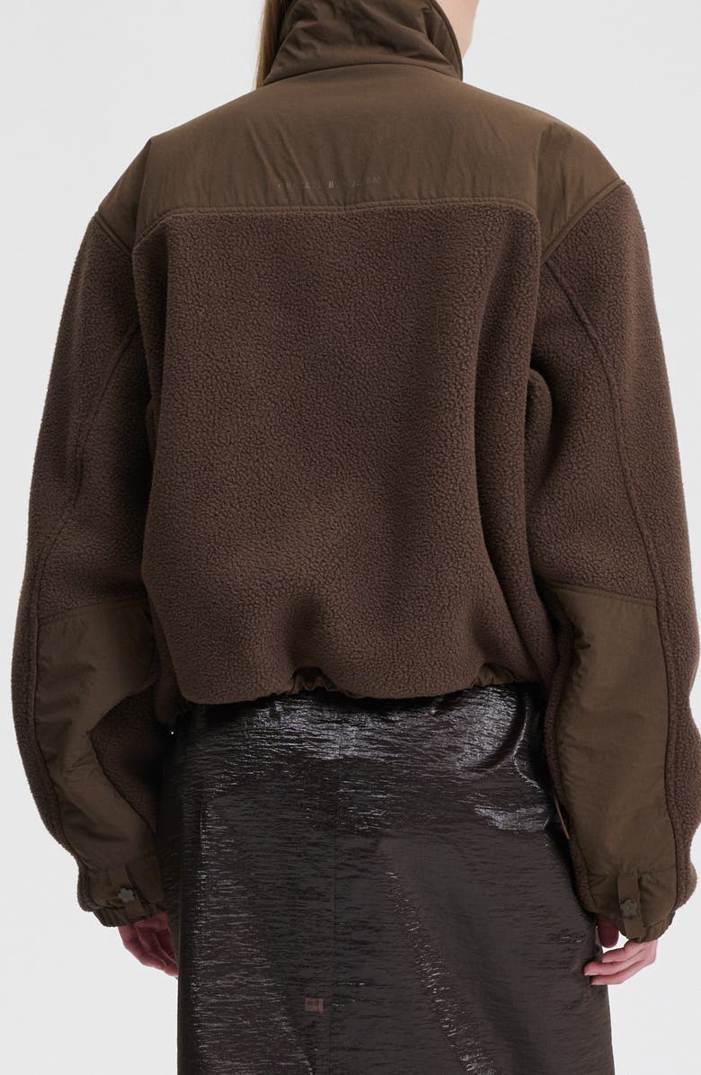 Cecilie Bahnsen x The North Face Reversible Denali Jacket, Alternate, color, Soil Brown