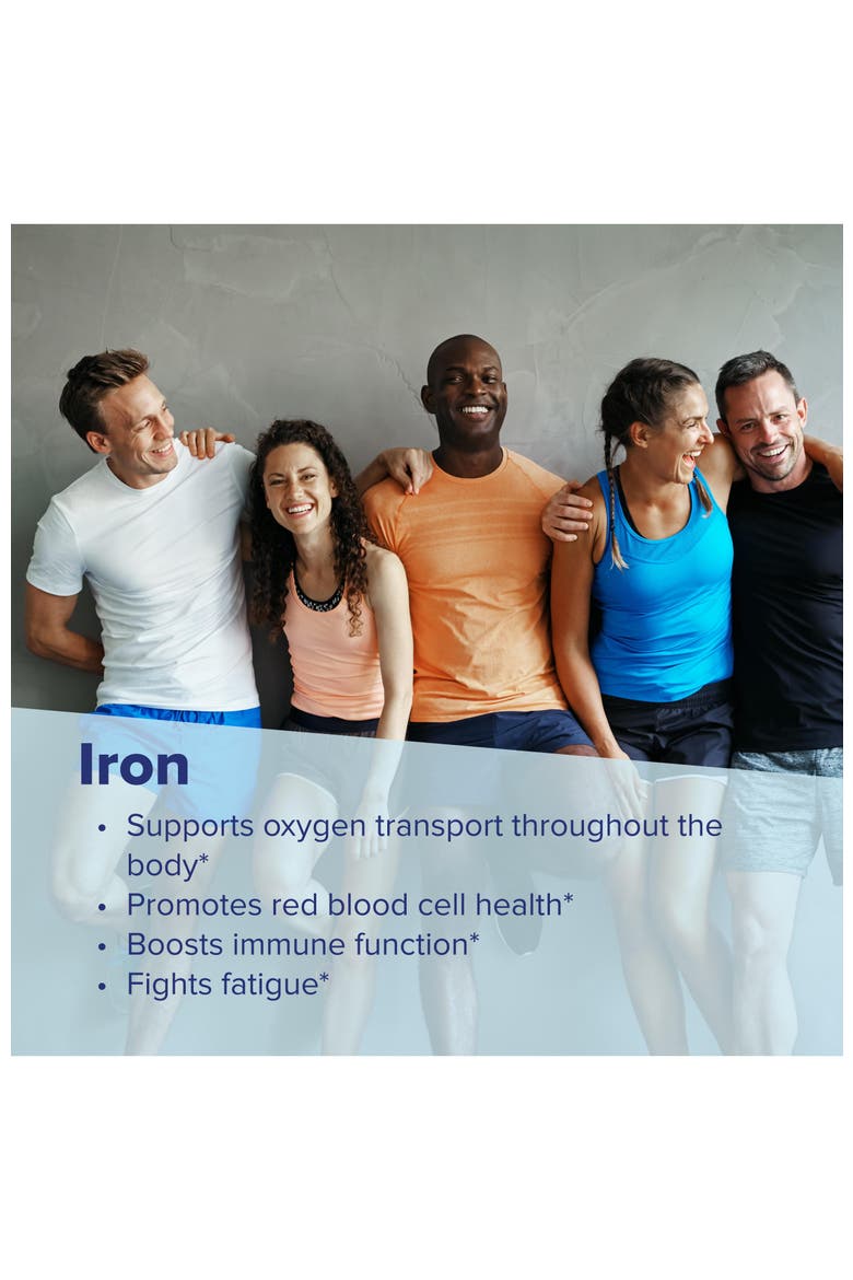 Women Iron Instant Dissolve Tablets, Alternate, color, White