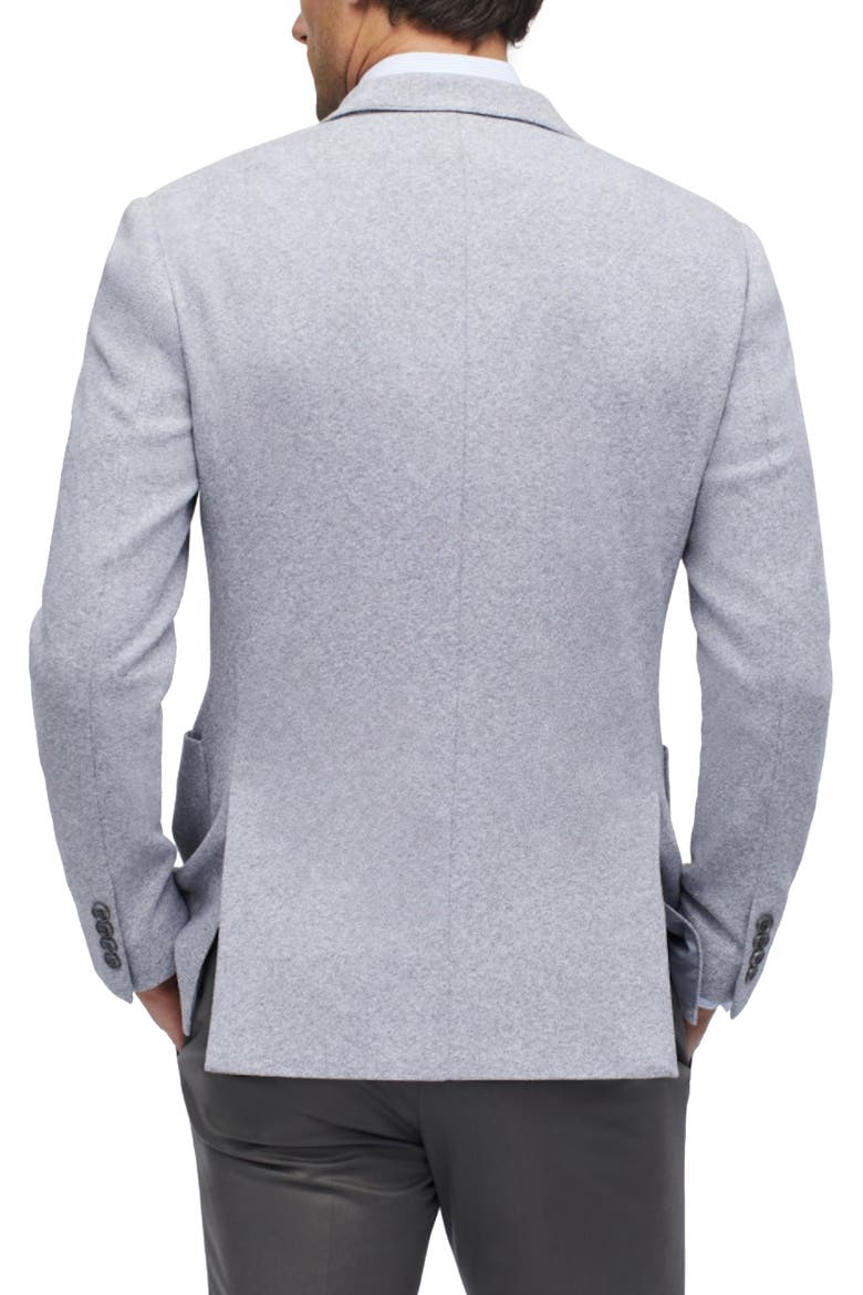 Jetsetter Trim Fit Knit Cotton Sport Coat, Alternate, color, GREY