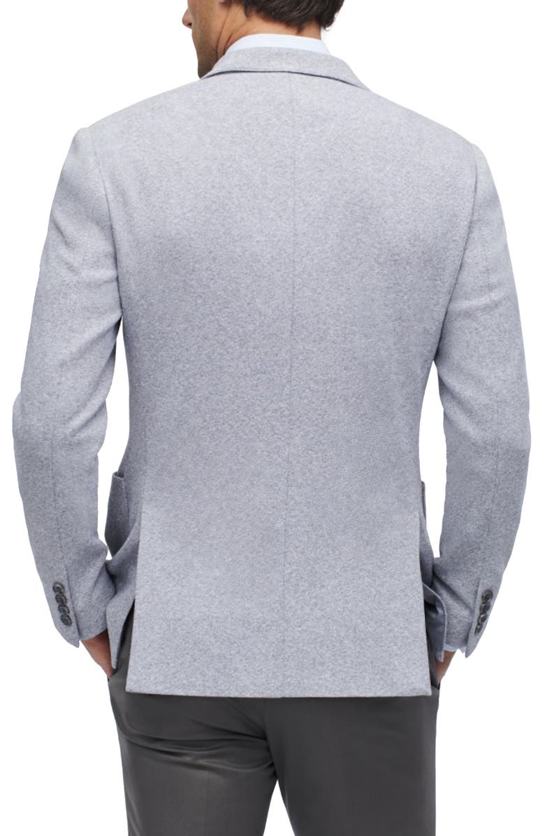 Bonobos Jetsetter Trim Fit Knit Cotton Sport Coat, Alternate, color, Grey