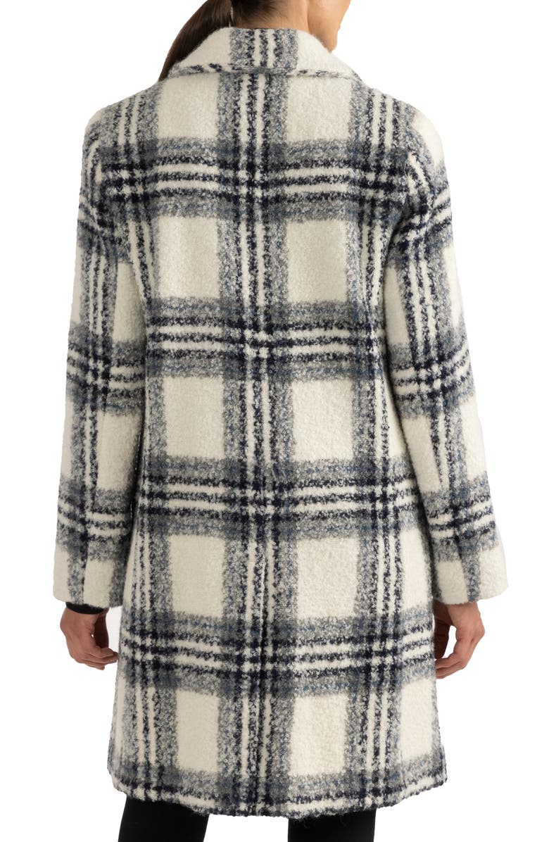 Sofia Cashmere Plaid Alpaca & Wool Blend Coat, Alternate, color, 