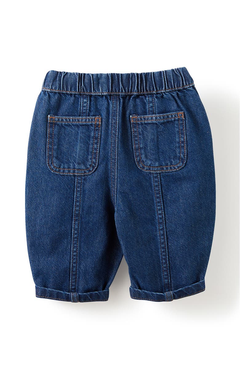 Cotton On Kids Jordan Barrel Denim Jean, Alternate, color, Mid Blue Wash