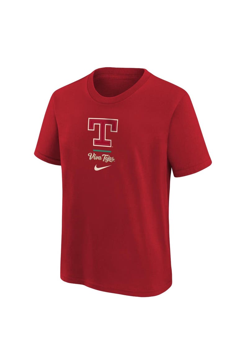 Youth Nike Red Texas Rangers 2026 City Connect T-Shirt, Alternate, color, Red