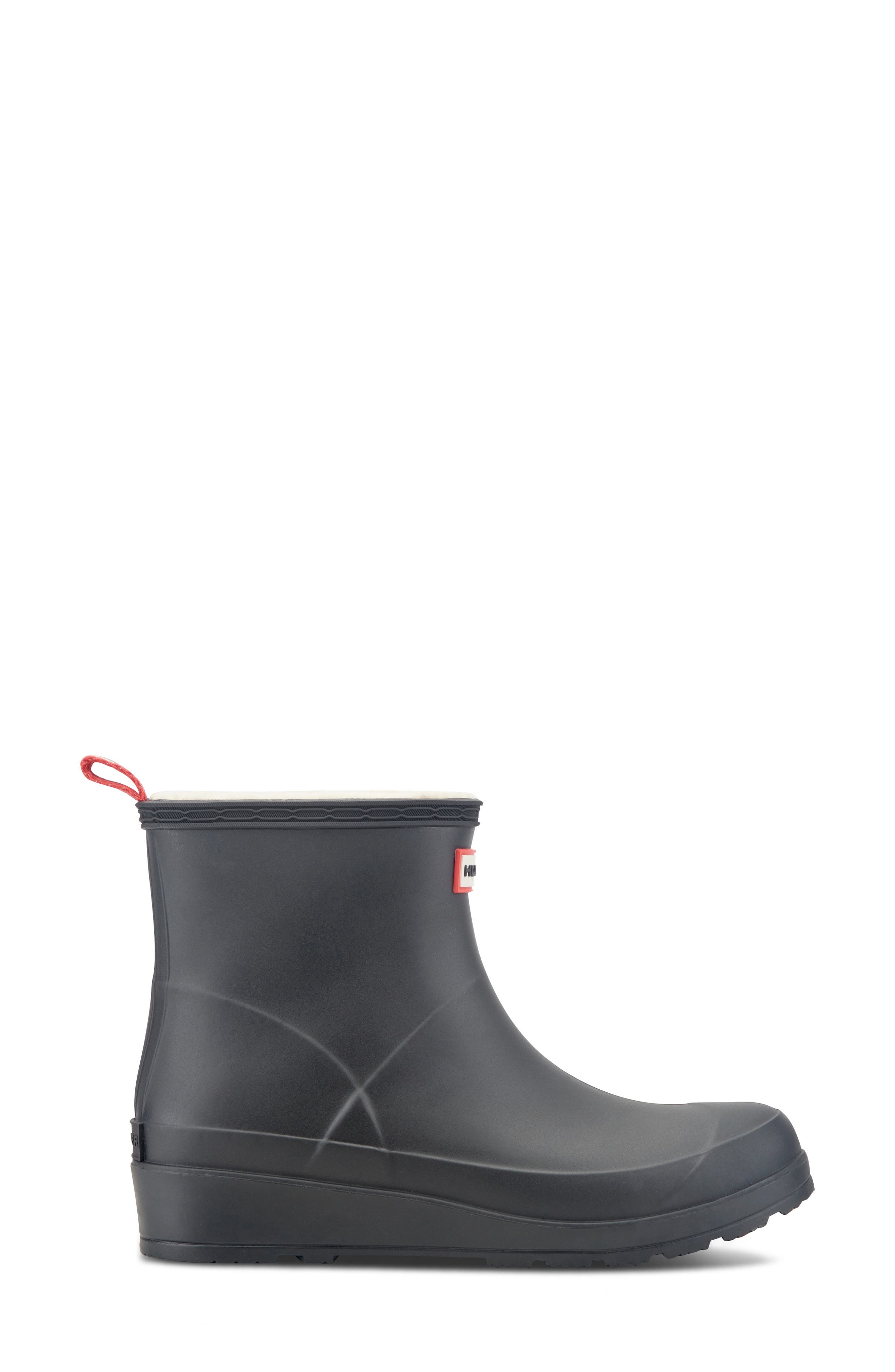 Theezy Faux Shearling Bootie, Alternate, color, BLACK 001
