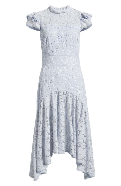 Chelsea28 Ruffle Cap Sleeve Lace Cocktail Dress In Blue Halogen