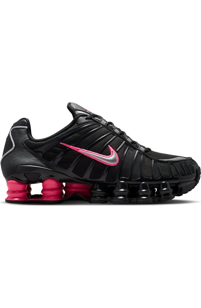 Nike Shox TL Sneaker, Alternate, color, Off Noir/ Silver/ Hyper Pink