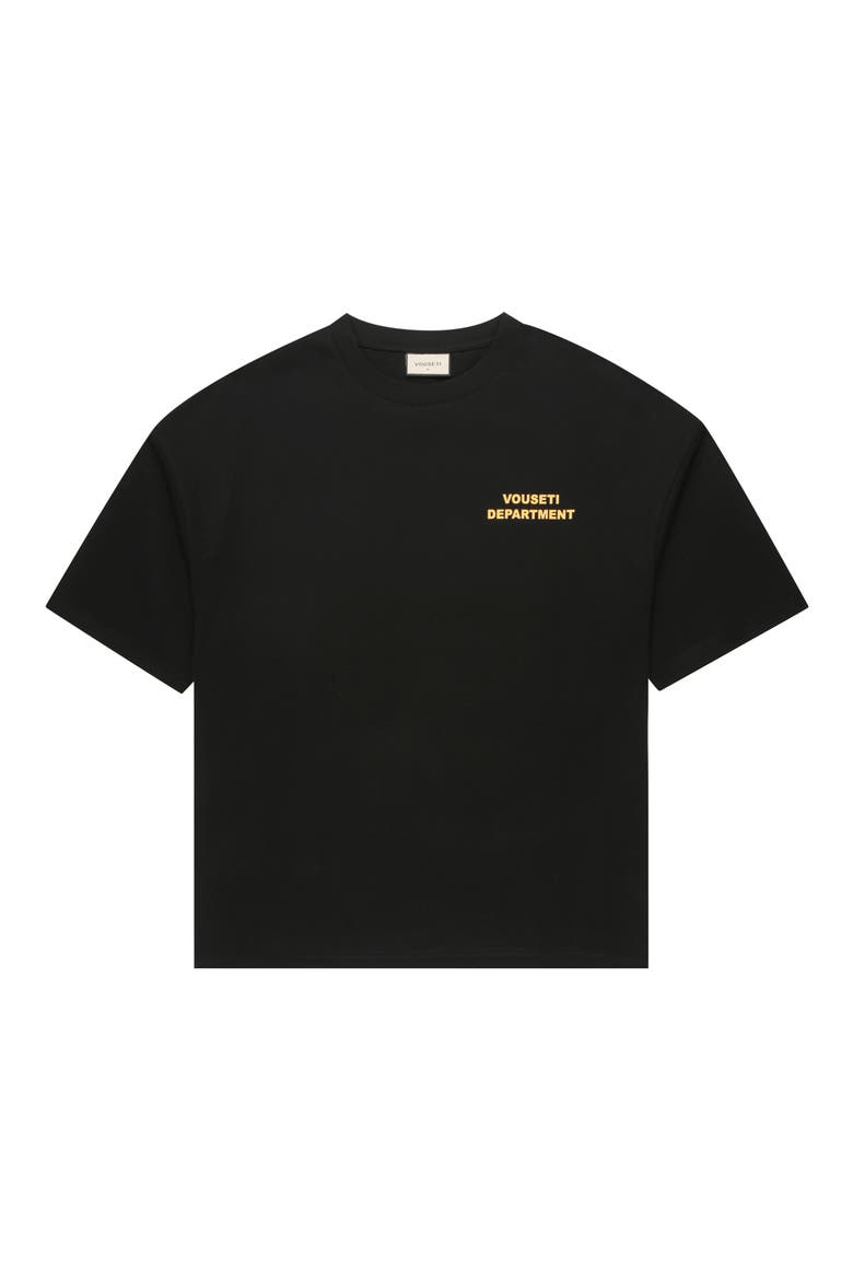 Department Oversize Cotton Graphic T-Shirt, Alternate, color, BLACK
