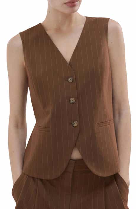 Pinstripe Vest