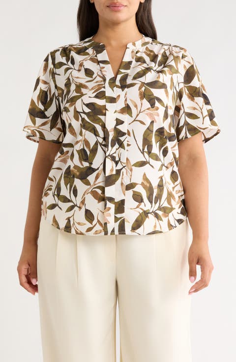 Flutter Sleeve Top (Plus)