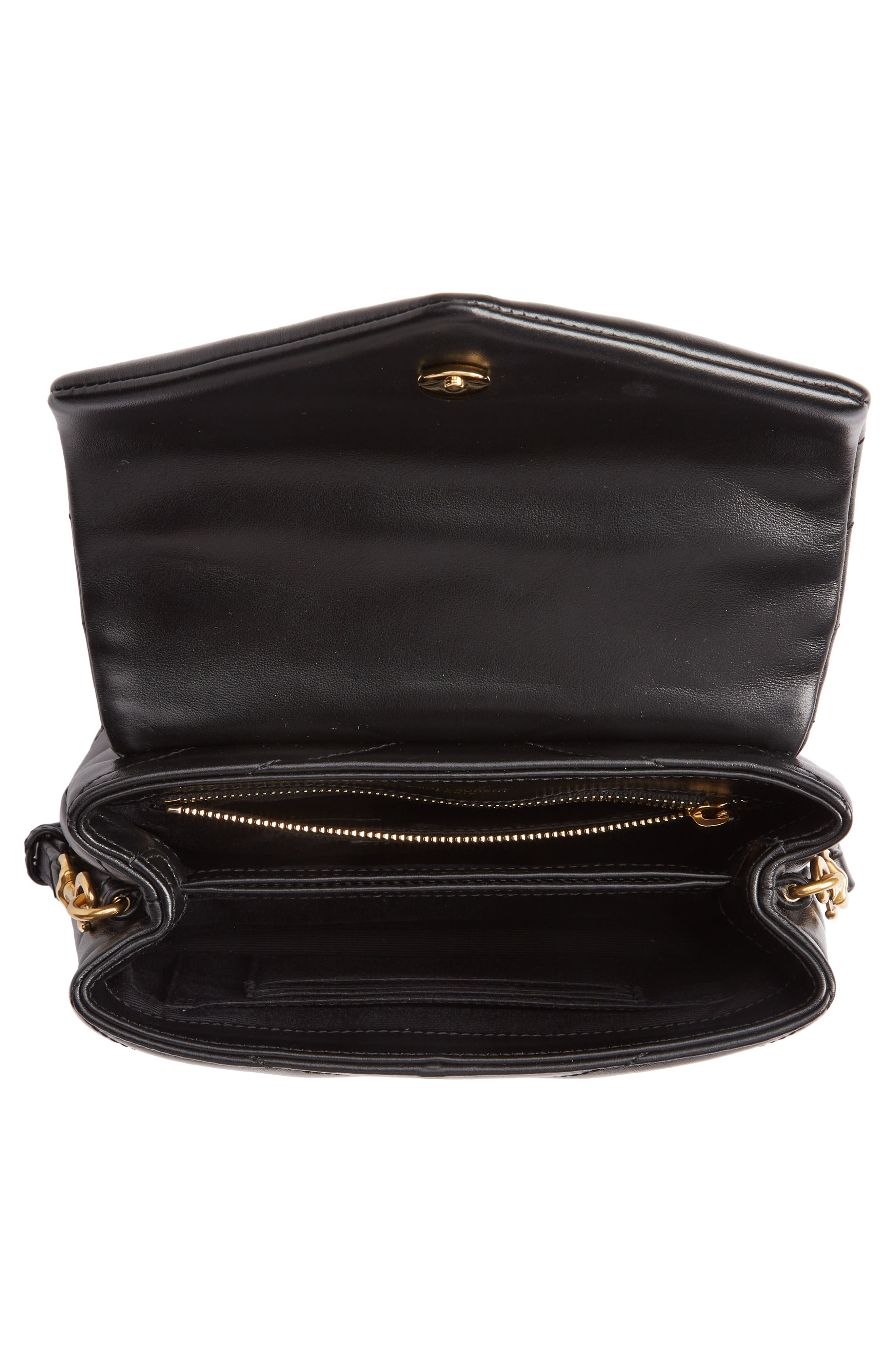 Saint Laurent Toy Loulou Matelassé Leather Crossbody Bag, Alternate, color, 