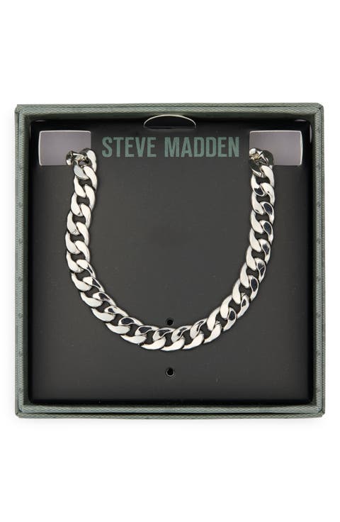 Small Flat Curb Chain Necklace