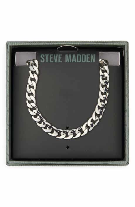 Steve Madden Small Flat Curb Chain Necklace