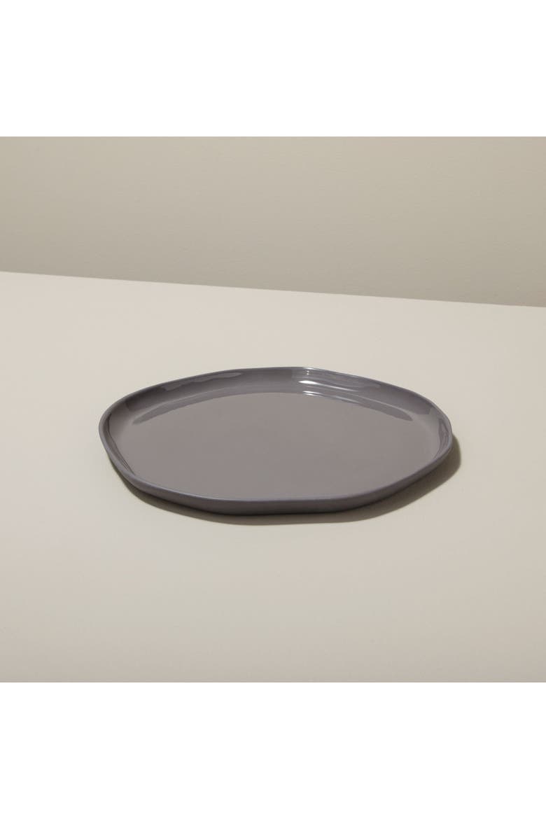 Tam Stoneware Flat Side Plate - Set of 4, Alternate, color, Slate