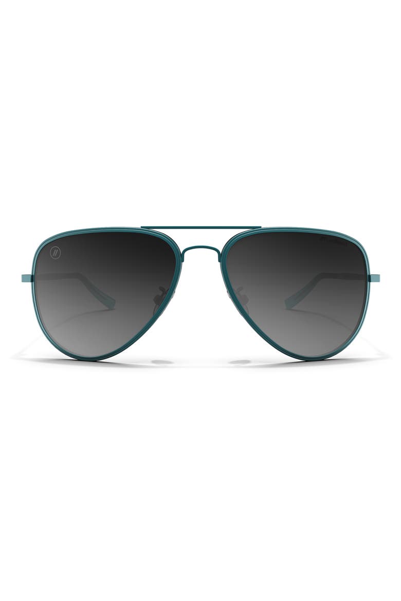 58mm A-Series Polarized Aviator Sunglasses, Main, color, TROPICAL CURRENT