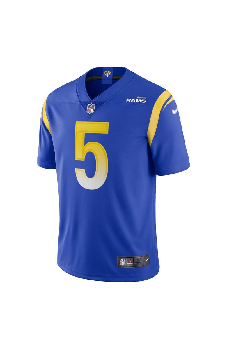 Nike Men's Nike Jalen Ramsey Royal Los Angeles Rams Team Vapor Limited Jersey, Alternate, color, 