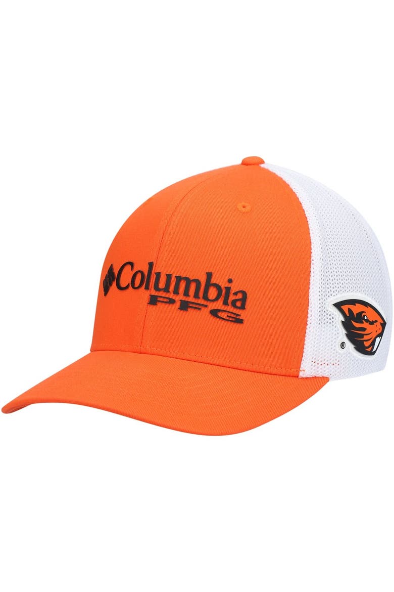 Men's Columbia Orange Oregon State Beavers PFG Snapback Adjustable Hat, Main, color, Orange