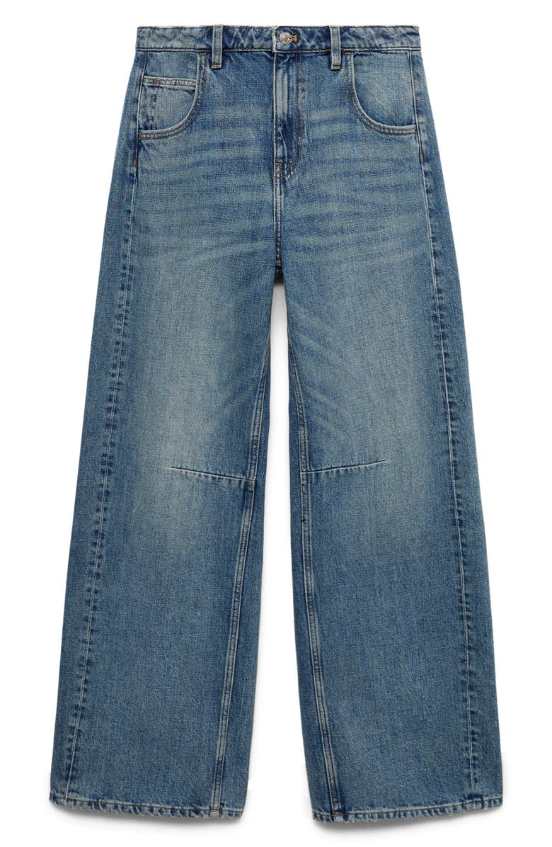 MANGO Astrid Wide Leg Jeans, Alternate, color,