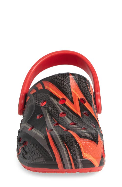 Crocs Kids' Baya Print Clog In Flame