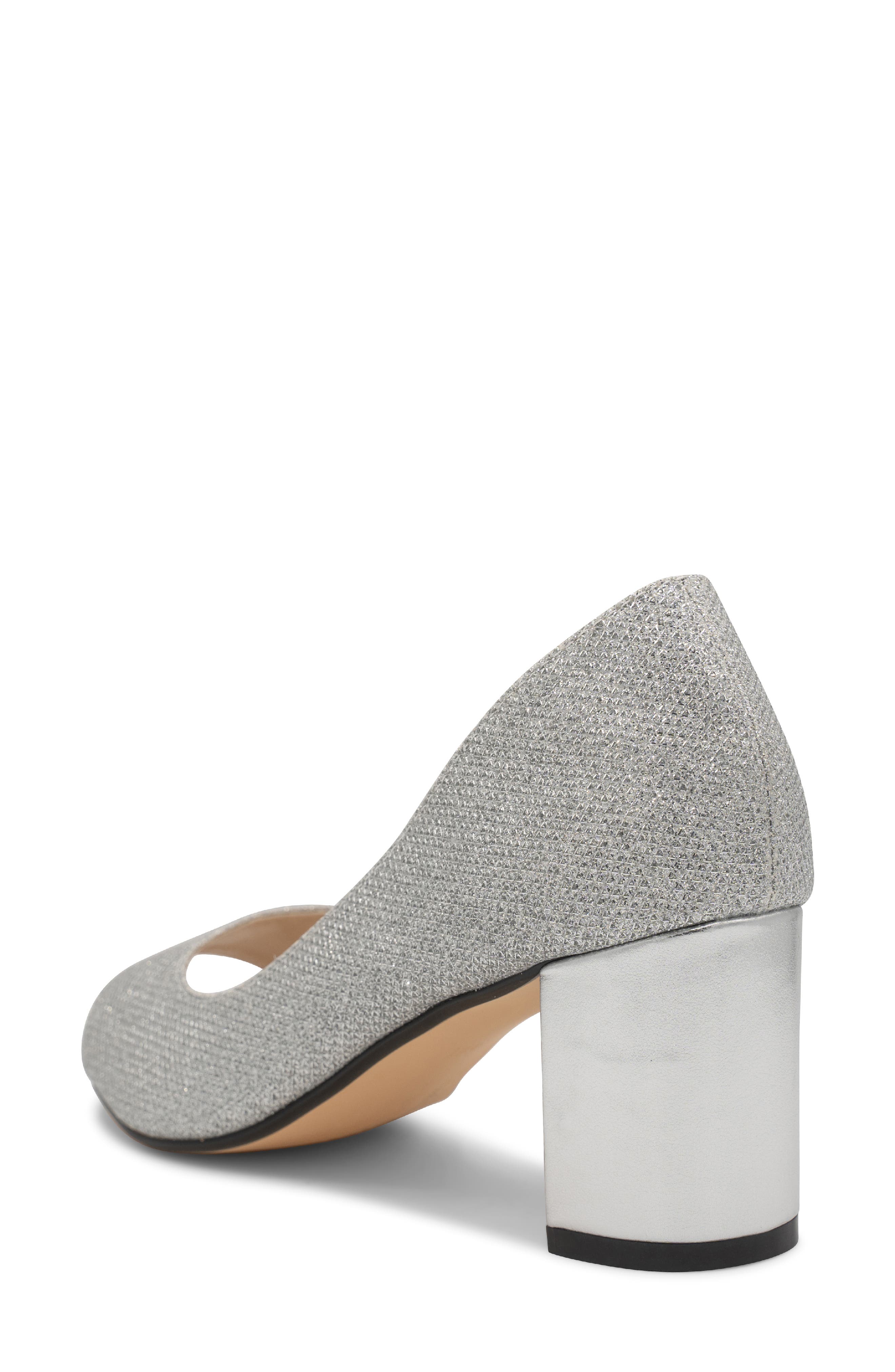 Joy d'Orsay Shimmer Sandal, Alternate, color, SILVER