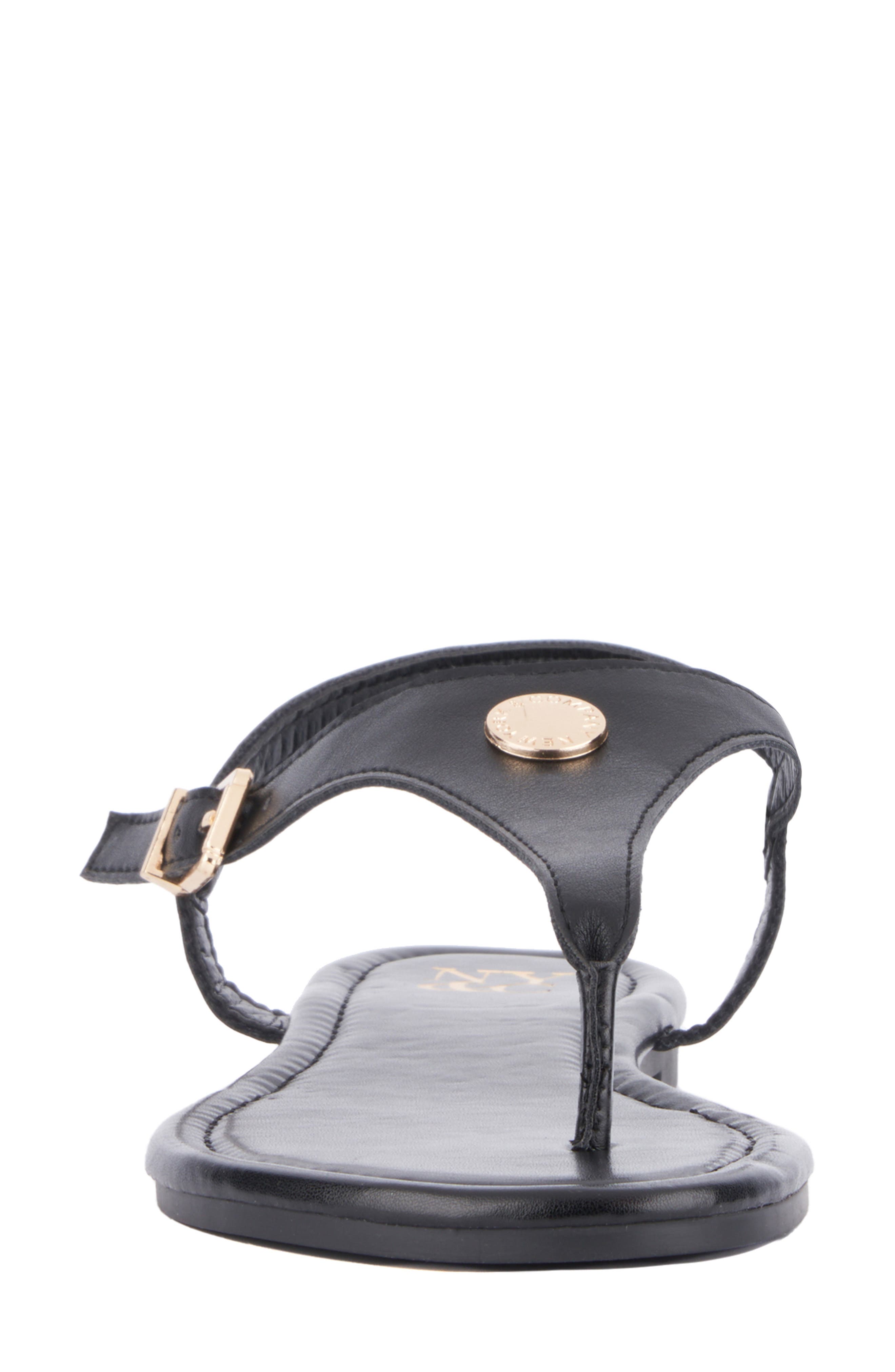 NEW YORK AND COMPANY Nari T-Strap Sandal, Alternate, color, 