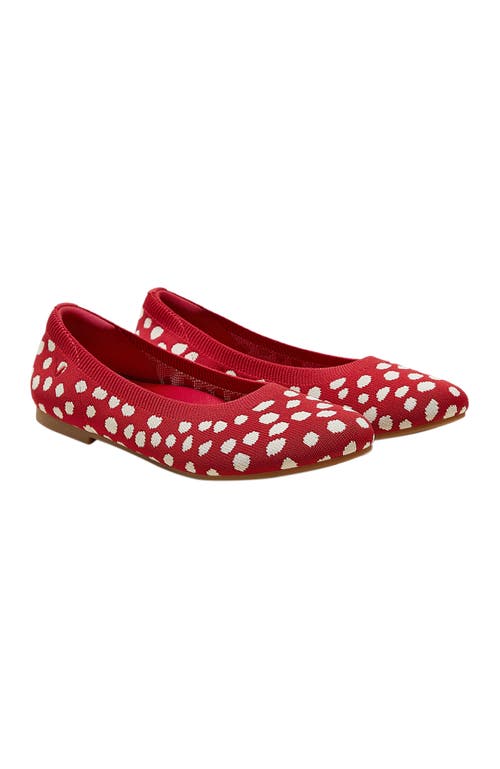 Vivaia Round-toe Flats In Red