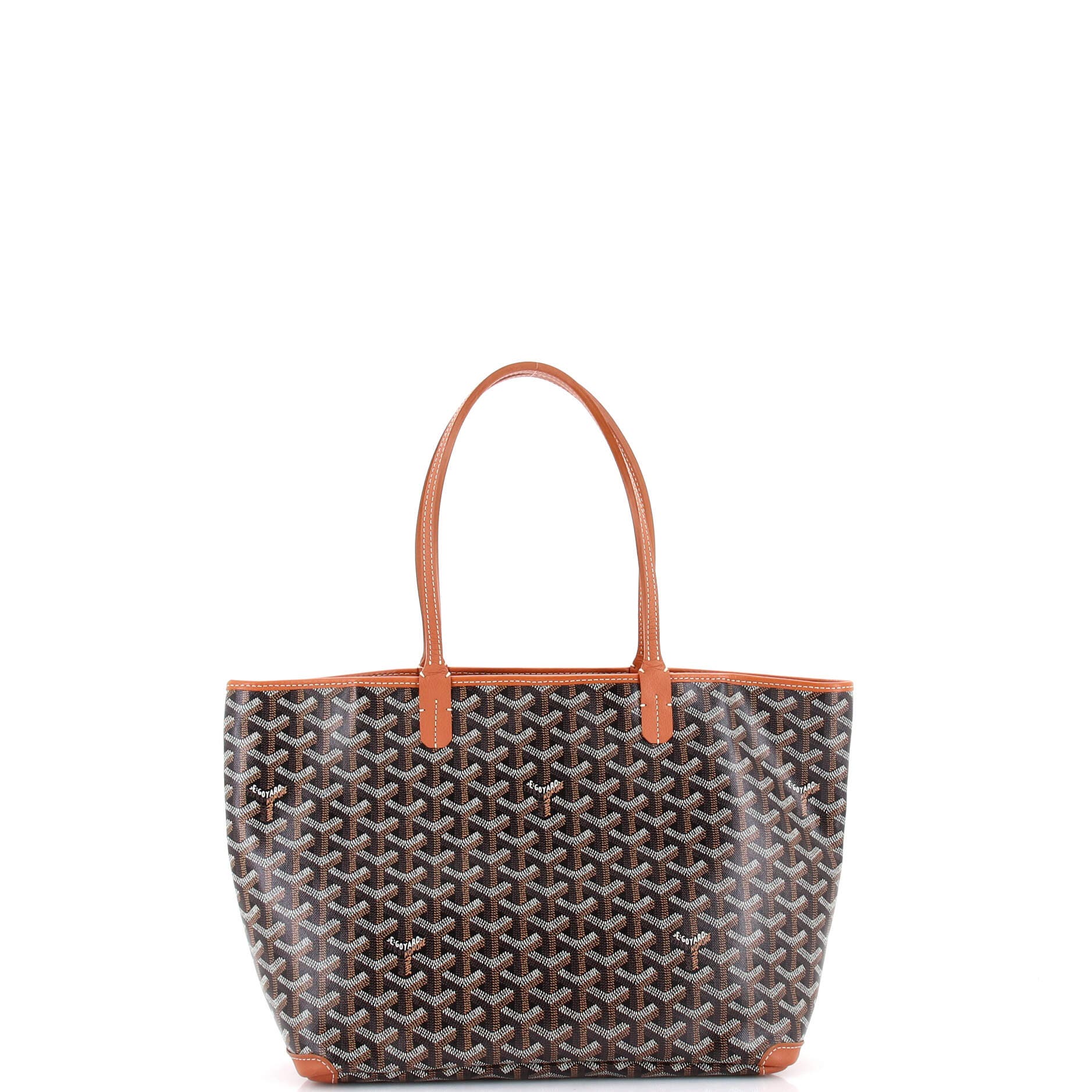 Pre-Owned Goyard Artois Tote Coated Canvas PM, Alternate, color, Brown