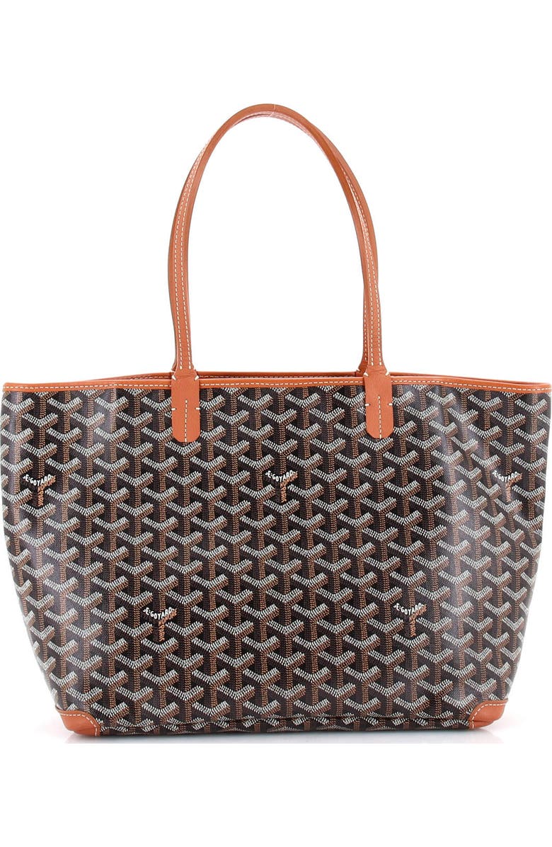 Pre-Owned Goyard Artois Tote Coated Canvas PM, Alternate, color, Brown