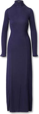 rag & bone Elsa Metallic Long Sleeve Knit Maxi Dress