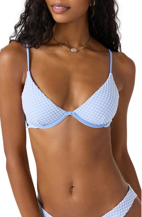 Driftwood Dobby Honopu Underwire Bikini Top