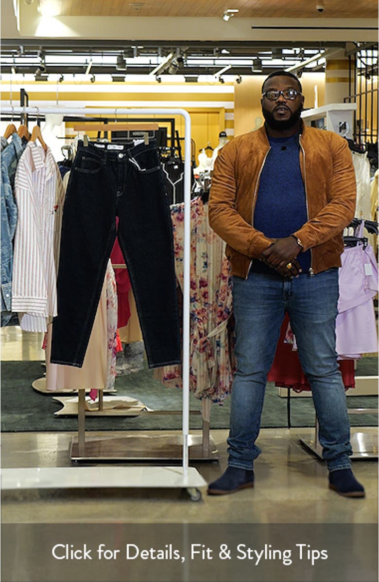 Comfort High Waist Straight Leg Jeans, sales video thumbnail