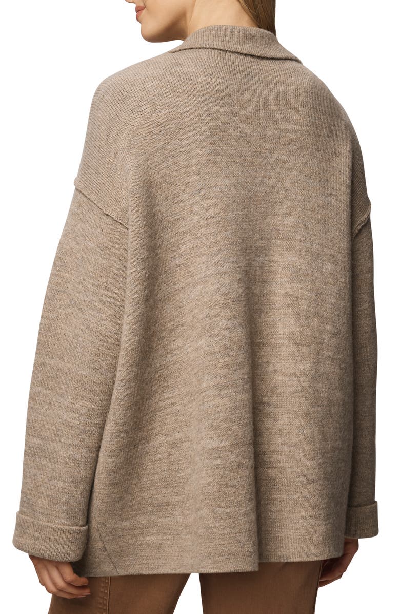 Splendid Faith Notch Lapel Cardigan, Alternate, color, Light Cedar Heather