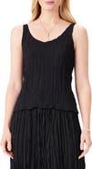 NIC+ZOE Crinkle Crush Plissé Tank
