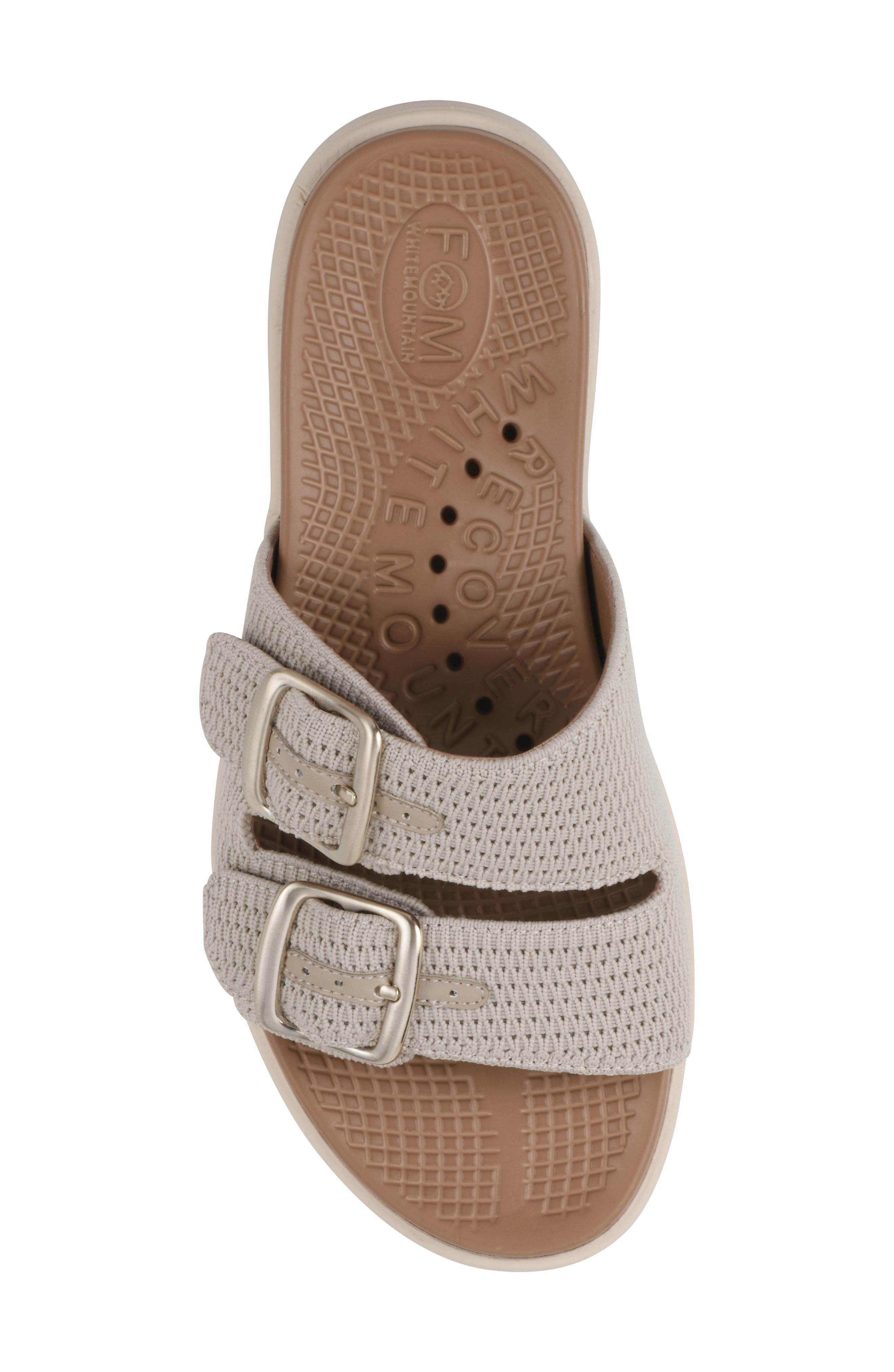 Nanny FOM Recovery Slide Sandal, Alternate, color, TAUPE/ FABRIC