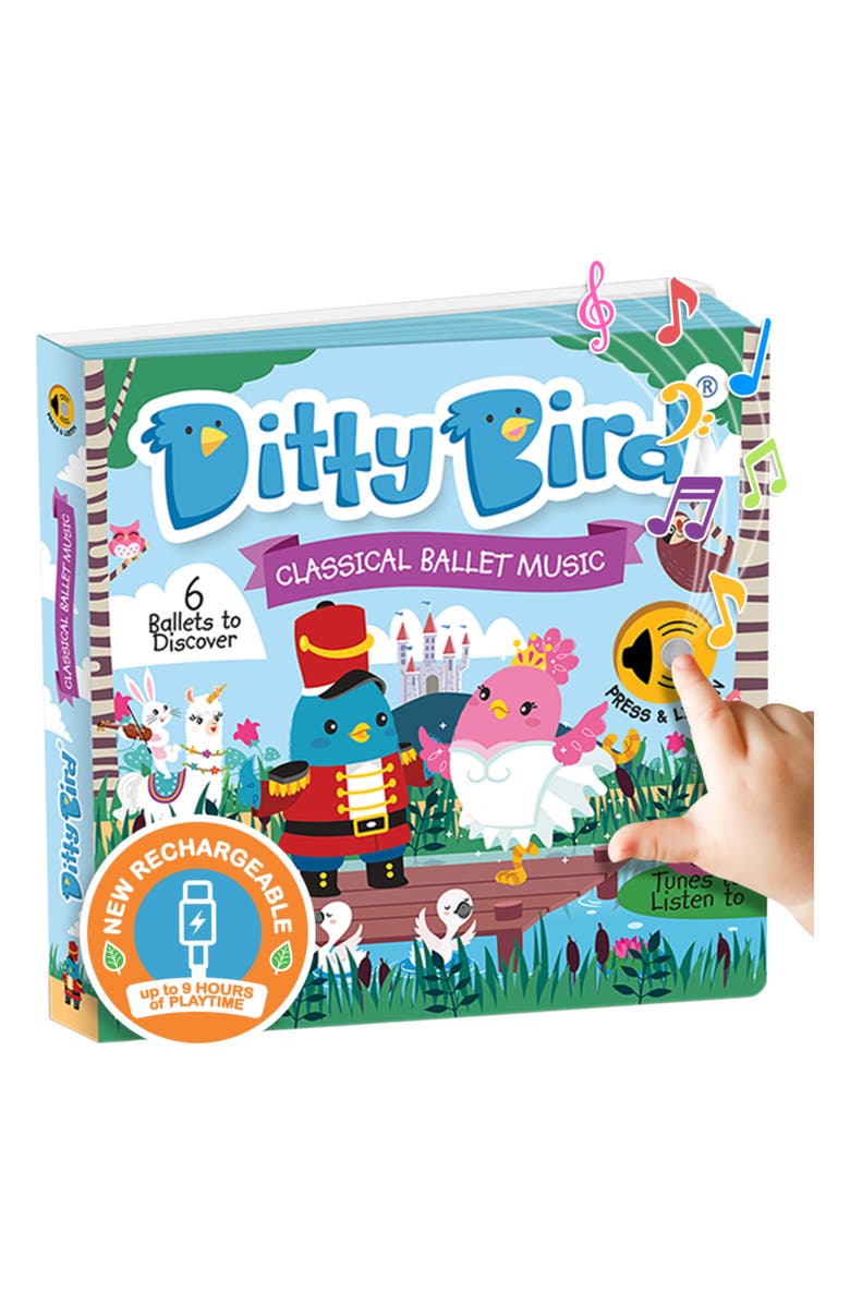 Ditty Bird 'Classical Ballet Music' Sound Board Book, Main, color, Blue Multi