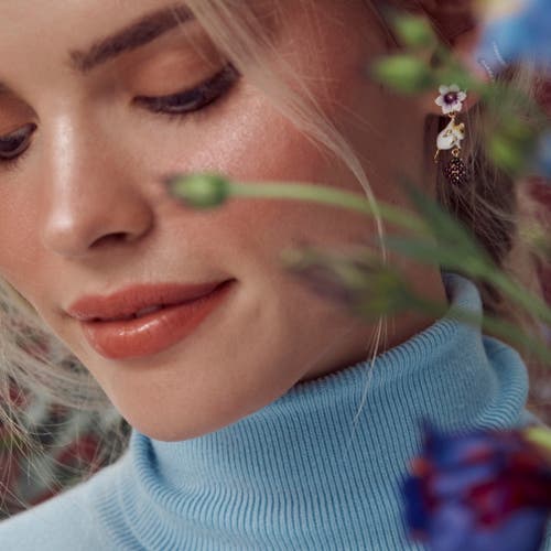 Bill Skinner Studio Blackberry & Mouse Drop Earrings In Gold