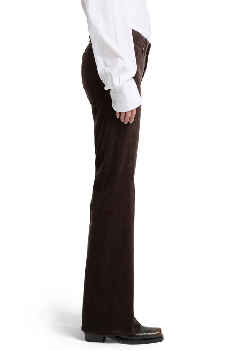 7 For All Mankind Dojo Tailorless Twist Seam Flare Corduroy Pants, Alternate, color,
