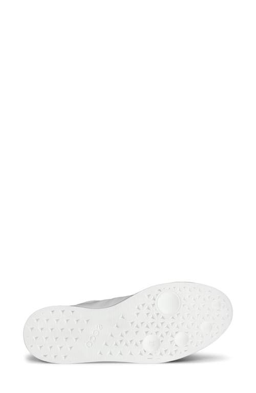 Ecco Street Lite Low Top Sneaker In Shadow White/pure White Gold
