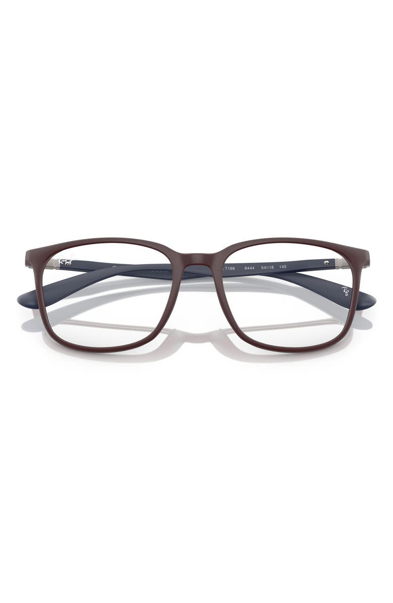 Ray-Ban 52mm Square Optical Glasses, Alternate, color, Sand