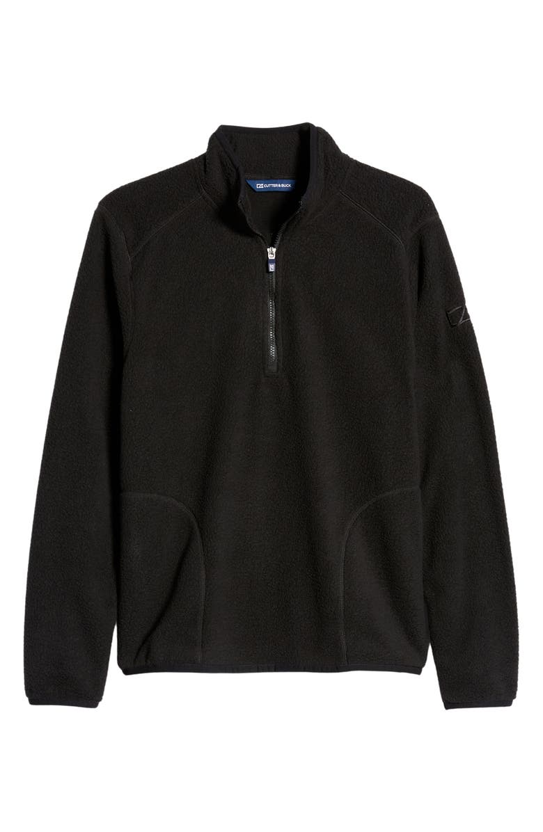 Cutter & Buck Cascade Fleece Pullover, Alternate, color, Black