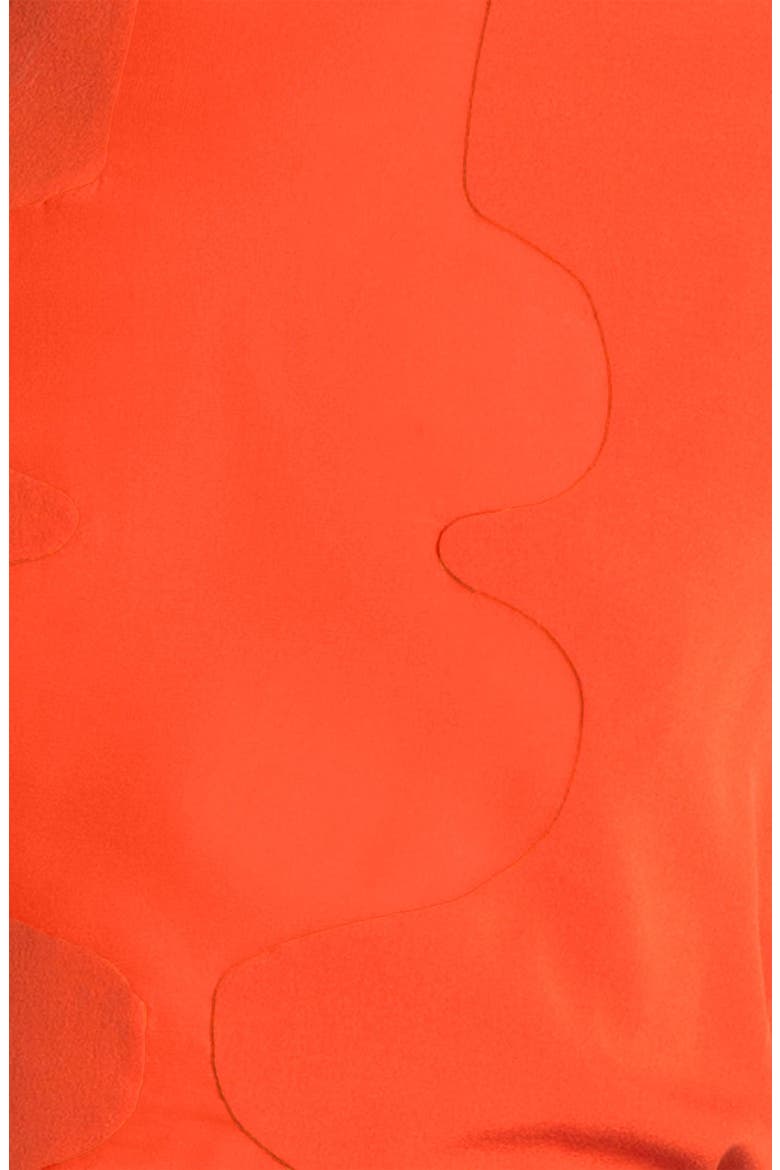 'Yohanna' Silk Top, Alternate, color, BLOOD ORANGE