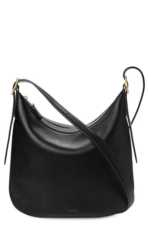 Medium Bixby Accordion Leather Crossbody Bag