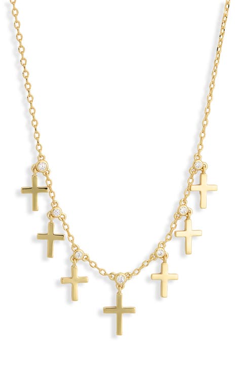 Heaven Sent Cross Charm Necklace